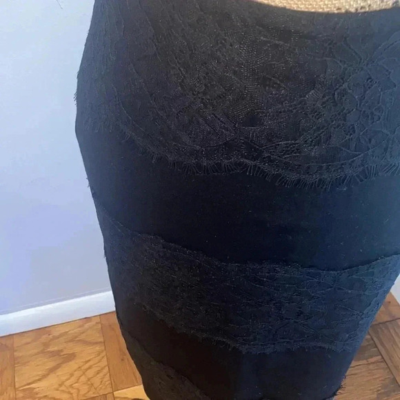 1. State Mixed Media Pencil Skirt - Picture 3 of 7